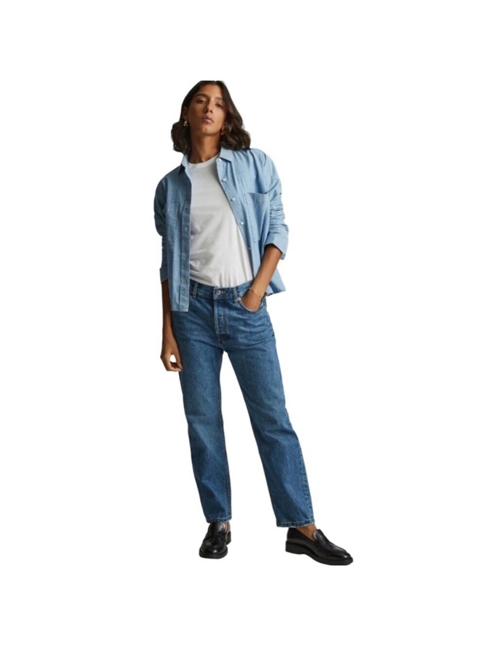 Everlane Relaxed Straight Fit Jeans Size 27